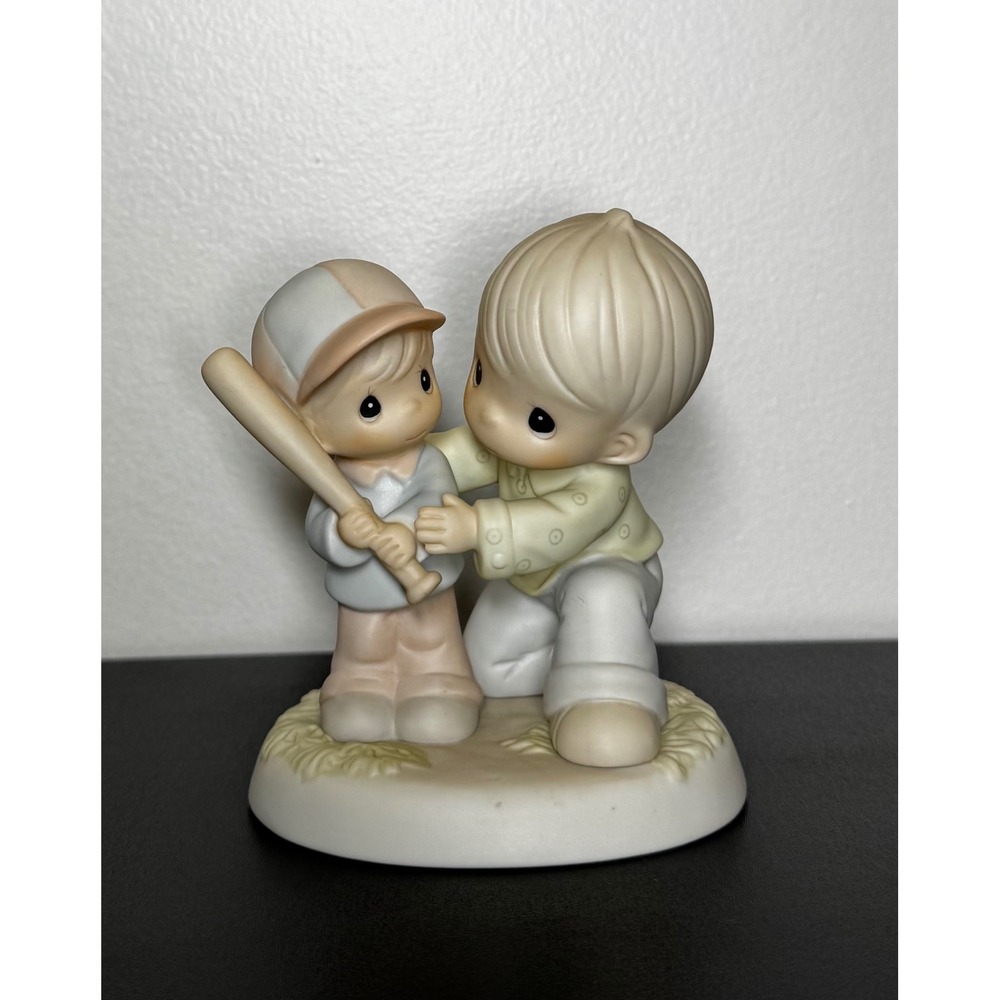 Precious Moments You Are Always There For Me 1995 Baseball Figurine 163791